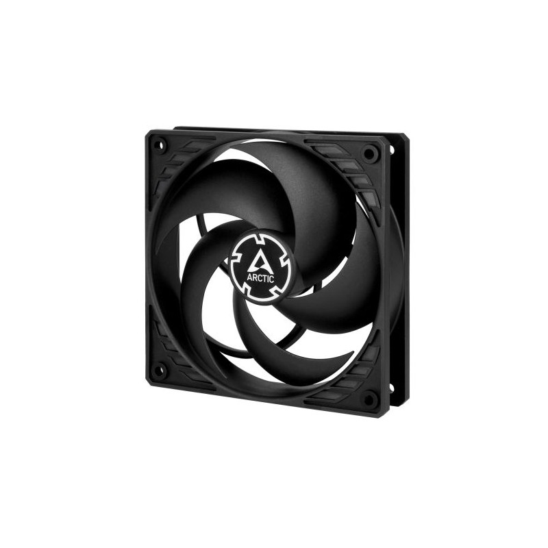Arctic P12 Silent Pressure Optimised 12cm Case Fan, Black, Fluid Dynamic, 1050 RPM