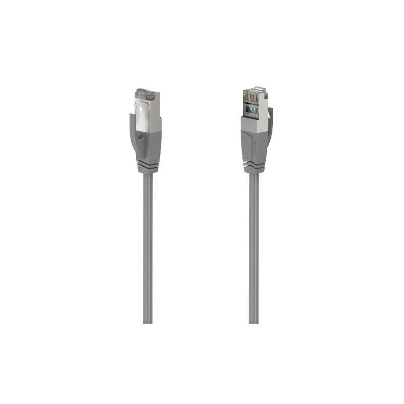 Hama CAT5e Patch Cable, F/UTP Shielded, 5 Metre, Grey