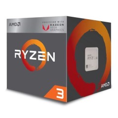 AMD Ryzen 3 3200G CPU with Wraith Stealth Cooler, Quad Core, AM4, 3.6GHz (4.0 Turbo), 65W, 12nm, 2nd Gen, VEGA 8 Graphics, Picas