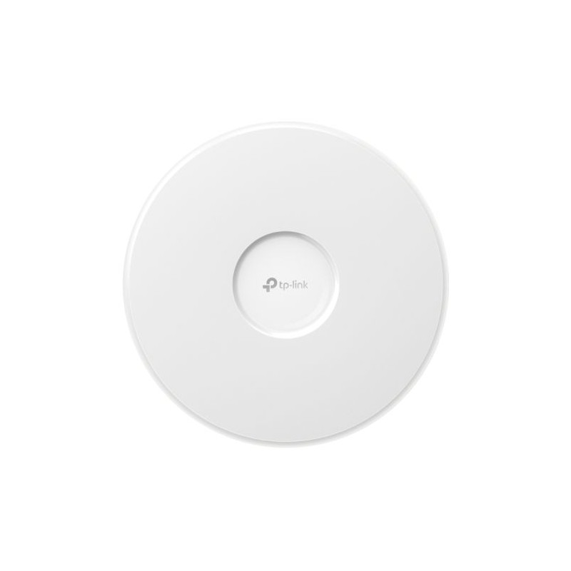 TP-LINK (EAP772) BE9300 Tri-Band Ceiling Mount Wi-Fi 7 Access Point, PoE, 2.5GB Port, Omada Mesh, MLO, Multi-RUs