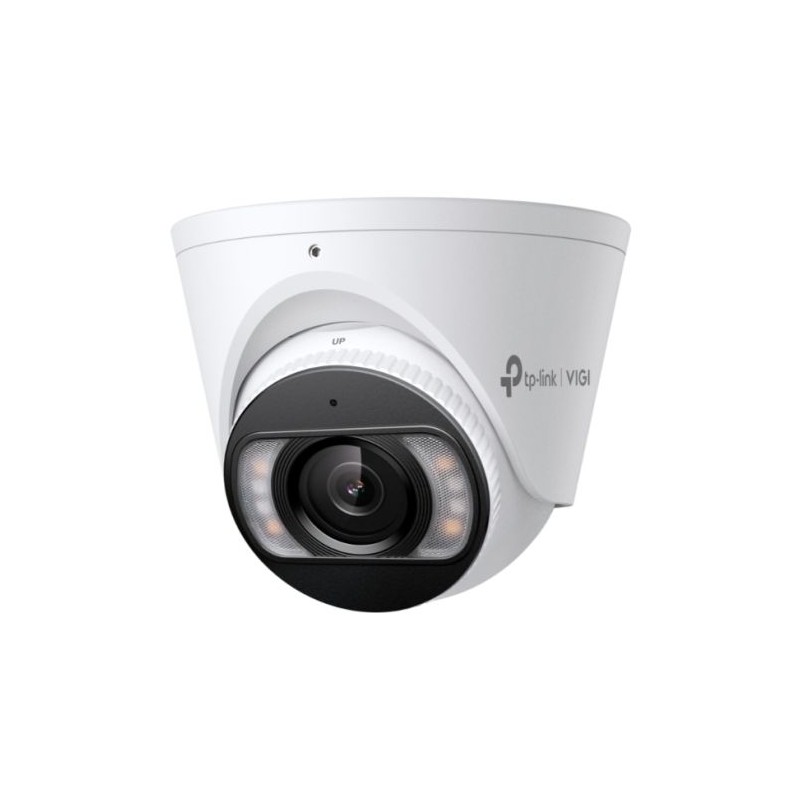 TP-LINK (InSight S485 4MM) VIGI 8MP Full-Colour Turret Network Camera w/ 4mm Lens, IP67, PoE, AI Detection/Classification, Two-W
