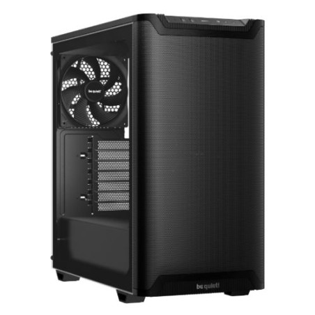 Be Quiet! Pure Base 501 Airflow Window Gaming Case w/ Glass Side, ATX, Compact Design, 2 Pure Wings 3 Fans, High Airflow Front &