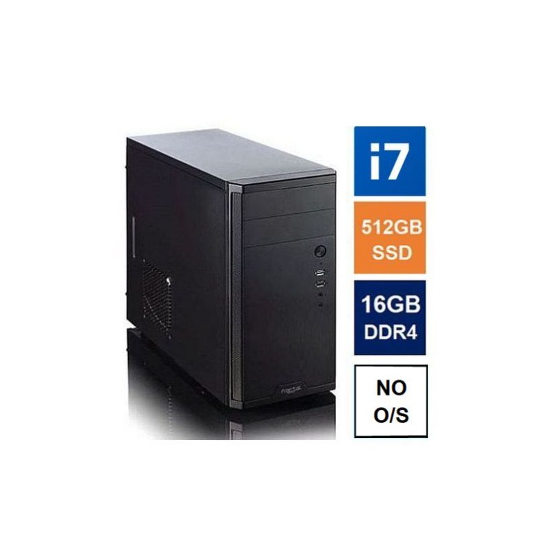 Spire MATX Tower PC, Fractal Core 1100 Case, i7-14700, 16GB DDR4, 512GB SSD, Corsair 550W, No Optical, KB & Mouse, No Operating Spire MATX Tower PC, Fractal Core 1100 Case, i7-14700, 16GB DDR4, 512GB SSD, Corsair 550W, No Optical, KB & Mouse, No Operating