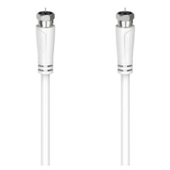 Hama SAT Connection Cable, F-Plug to F-Plug, 90dB, 3 Metres, White