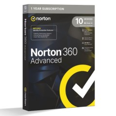 Norton 360 Advanced 1x 10 Device, 1 Year Retail Licence - 200GB Cloud Storage, AI Scam Detector - PC, Mac, iOS & Android *Non-en