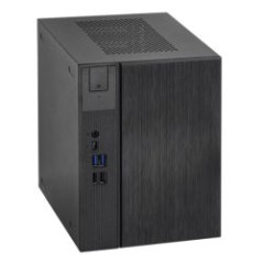 Asrock DeskMeet B760 Barebone PC, Mini ITX, LGA1700 (B760), 4x DDR4, 3x SATA, 2x M.2, VGA, HDMI, DP, USB-C, 500W PSU - No CPU, R