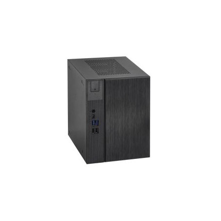 Asrock DeskMeet X300 Barebone PC, Mini ITX, AMD AM4 (X300), DDR4 DIMM, 2x SATA, 1x M.2, VGA, HDMI, DP, USB-C, 500W PSU - No CPU,