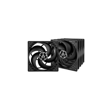 Arctic P14 Pressure Optimised 14cm Case Fans (5 Pack), Black, Fluid Dynamic, 1700 RPM, Value Pack