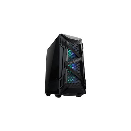 Asus TUF Gaming GT301 Compact Gaming Case w/ Window, ATX, Tempered Glass, 3 x 12cm RGB Fans, RGB Controller, Headphone Hook