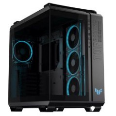 Asus TUF Gaming GT502 Horizon ARGB Case w/ Glass Front & Side, ATX, Dual Chamber, Modular Design, 4x ARGB Fans, USB-C 20Gbps, Ca