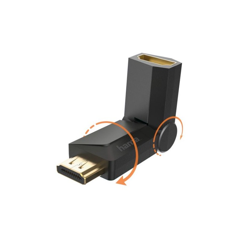 Hama High-Speed HDMI Rotatable Adapter - Male to Female
