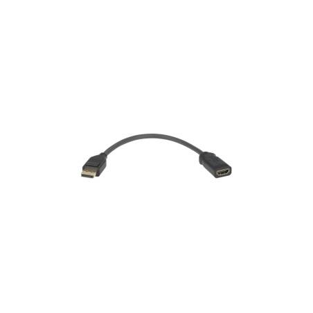 Jedel DisplayPort Male to HDMI Female Converter Cable, Black