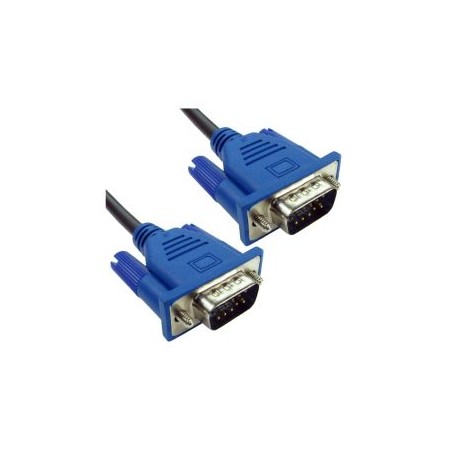 Spire SVGA Cable, Male To Male, Blue Hoods, 2 Metres