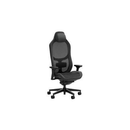 Fractal Design Refine Mesh Dark Gaming Chair, Synchro-Tilt, Memory Foam Headrest, Padded 4D Armrests, Adaptable Support