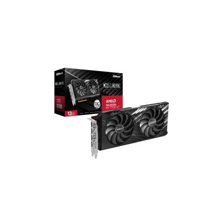 Asrock RX7700 XT Challenger 12GB OC, PCIe4, 12GB DDR6, HDMI, 3 DP, 2854MHz Clock, LED Indicators, Overclocked