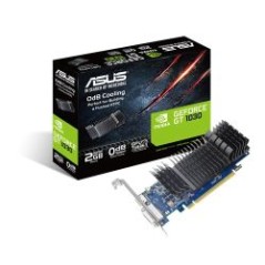 Asus GeForce GT1030, 2GB DDR5, PCIe3, DVI, HDMI, 1506MHz Clock, Silent, Low Profile (Bracket Included)