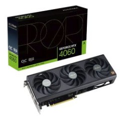 Asus ProArt RTX4060 OC, 8GB DDR6, HDMI, 3 DP, 2580MHz Clock, Overclocked, Compact SFF-Ready