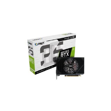 Palit RTX3050 StormX, 6GB DDR6, DVI, HDMI, DP, 1470MHz Clock, Compact Design