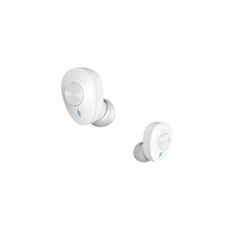 Hama (Freedom Buddy) Bluetooth Earbuds with Mic, Bass Boost, True Wireless, Touch Control, Voice Control, Charging Case, White