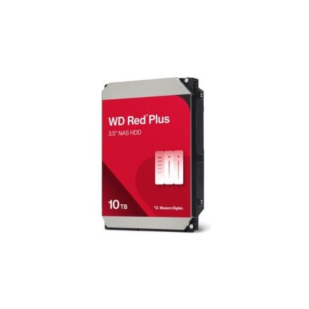 WD 3.5", 10TB, SATA3, Red Plus NAS Hard Drive, 7200RPM, 256MB Cache, OEM