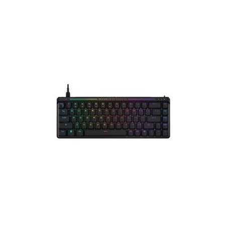 Asus ROG FALCHION ACE HFX Compact 65% Analog RGB Gaming Keyboard, Wired (Dual USB-C), ROG HFX Magnetic Switches, Rapid Trigger, 