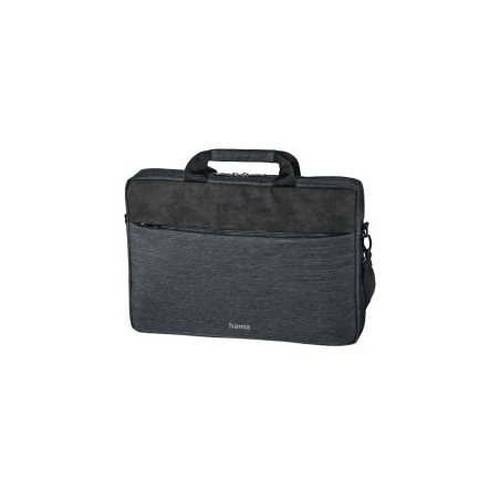 Hama Tayrona Laptop Bag, Up to 14.1", Padded Compartment, Spacious Front Pocket, Tablet Pocket, Trolley Strap, Dark Grey