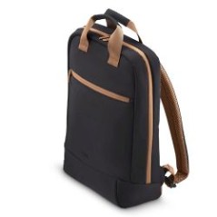 Hama Ultra Lightweight Laptop Backpack, Up to 16.2", Padded Compartment, Front Pocket, Trolley Strap, Water-Repellent, Eco-Frien