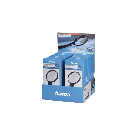 Hama Basic 90 LED Reading Magnifying Glasses x18 Multipack, 2 LEDs, Display Case