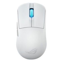Asus ROG Harpe Ace Mini Gaming Mouse, Wireless/Bluetooth/USB, Ultralight 49g, 42000 DPI, 8000Hz, Esports Approved, Moonlight Whi