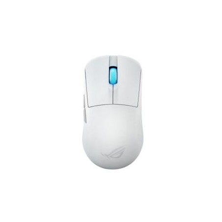 Asus ROG Harpe Ace Mini Gaming Mouse, Wireless/Bluetooth/USB, Ultralight 49g, 42000 DPI, 8000Hz, Esports Approved, Moonlight Whi