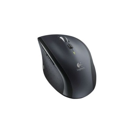 Logitech M705 Marathon Wireless Optical Mouse, Dual-mode Scrolling, Customisable Buttons, 1000DPI, Charcoal