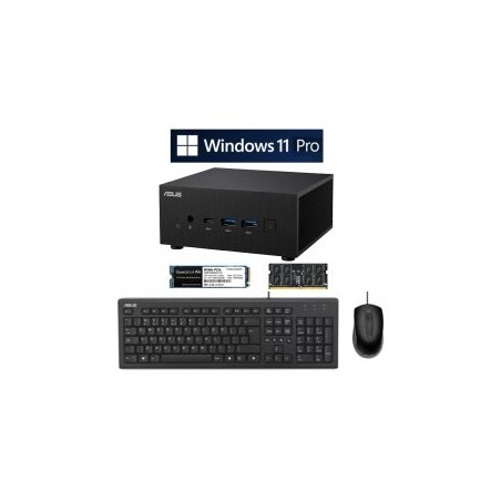 *BUNDLE* Asus Mini PC PN52, Ryzen 9 5900HX, 256GB Gen3 SSD, 8GB DDR4, Asus U2000 KB & Mouse, Windows 11 Pro - Boxed Separately