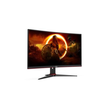 AOC 27" 3-Side Frameless Curved Gaming Monitor (C27G2ZE/BK), 1920 x 1080, 0.5ms, HDMI, DP, 240Hz, 6 Game Modes, VESA