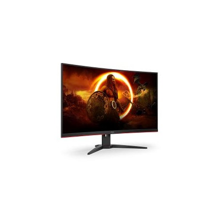 AOC 31.5" 3-Side Frameless Curved Gaming Monitor (C32G2ZE/BK), 1920 x 1080, 1ms, 2 HDMI, DP, 240Hz, 6 Game Modes, VESA