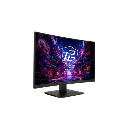 Asrock 27" QHD Curved Gaming Monitor (PG27QRT1B), 2560 x 1440, 1ms, 2 HDMI, DP, 180Hz, 95% DCI-P3, FreeSync, VESA
