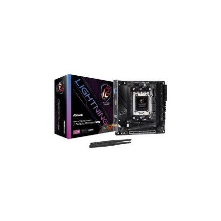 Asrock A620I LIGHTNING WIFI, AMD A620, AM5, Mini ITX, 2 DDR5, HDMI, Wi-Fi 6E, 2.5G LAN, 2x M.2
