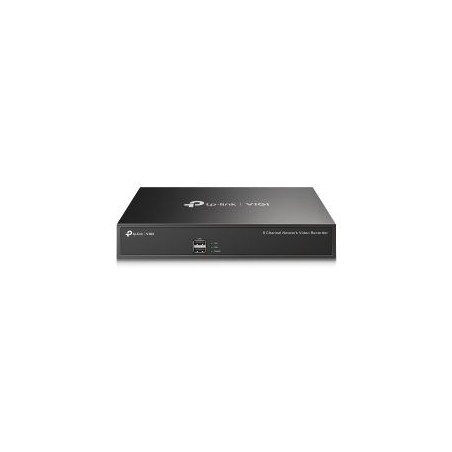 TP-LINK (VIGI NVR1008H) 8-Channel NVR, No HDD (Max 10TB), 4-Channel Simultaneous Playback, Remote Monitoring, H.265+, Two-Way Au