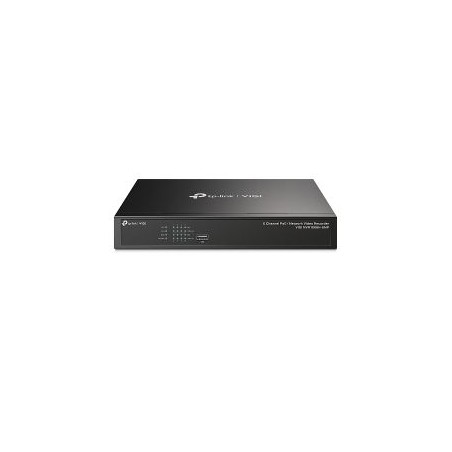 TP-LINK (VIGI NVR1008H-8MP) 8 Channel PoE+ Network Video Recorder, 4K HDMI Output, 16MP Decoding Capacity, H.265+, ONVIF, Two-Wa