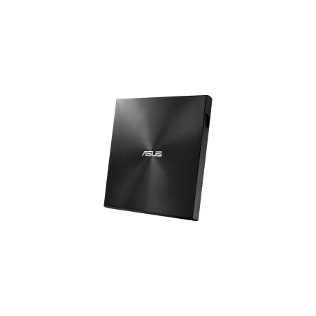 Asus (ZenDrive U9M) External Slimline DVD Re-Writer, USB-A / USB-C, 8x, M-Disc Support, Cyberlink Power2Go 8, Black