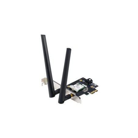 Asus (PCE-AXE5400) AXE5400 Wi-Fi 6E Tri-Band PCI Express Adapter, Bluetooth 5.2, OFDMA & MU-MIMO