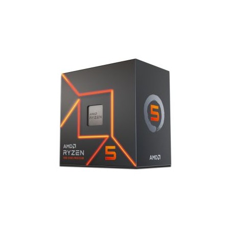 AMD Ryzen 5 7600 CPU w/ Wraith Stealth Cooler, AM5, 3.8GHz (5.1 Turbo), 6-Core, 65W, 38MB Cache, 5nm, 7th Gen, Radeon Graphics