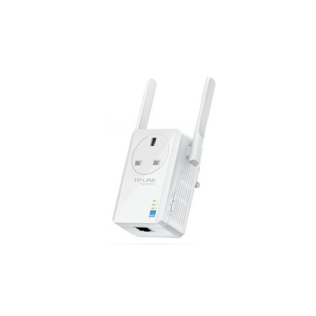 TP-LINK (TL-WA860RE) 300Mbps Wall-Plug Wifi Range Extender, AC Passthrough, 1 LAN