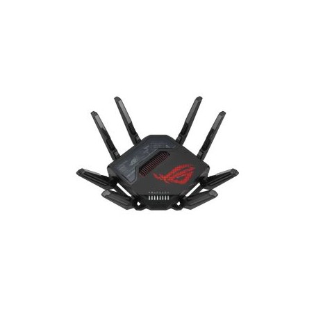 Asus (ROG Rapture GT-BE98) BE25000 Quad-Band Wi-Fi 7 Gaming Router, 2x 10G Ports, 2.5G WAN, Game Acceleration, AiMesh, RGB Light