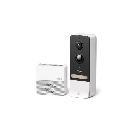 TP-LINK (TAPO D230S1) Smart Battery 2K 5MP Video Doorbell Kit w/ Hub, Night Vision, Ultra-Wide FOV, AI Detection & Notification,