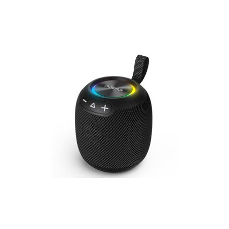 Hama Bomb 3.0 Bluetooth 16W Portable Loudspeaker, 3000mAh Battery, Waterproof IPX7, 3 Equaliser Modes, LED Lighting, Black