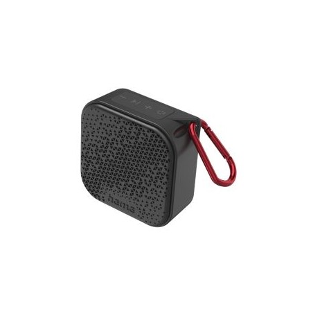 Hama Pocket 3.0 Bluetooth/3.5mm Jack 3.5W Portable Loudspeaker, 1050mAh Battery, IP67 Waterproof, Carabiner