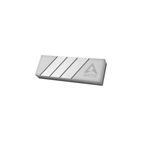 Arctic M2 Pro (Silver) M.2 SSD Heatsink, For Single & Double Sided M.2 2280 Modules, Thermal Pads Included