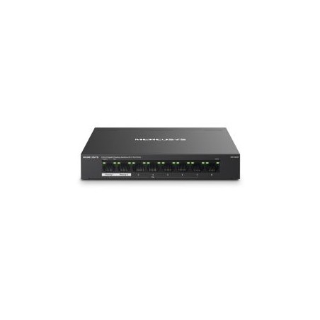 Mercusys (MS108GP) 8-Port Gigabit Desktop Switch with 7-Port PoE+, Steel Case