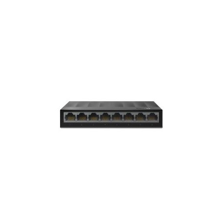 TP-LINK (LS1008G) 8-Port Gigabit Unmanaged Desktop LiteWave Switch, Plastic Case