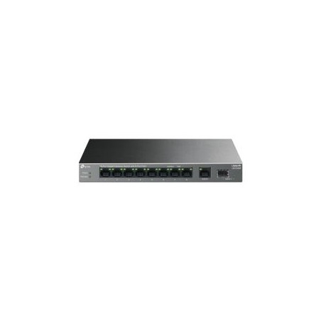 TP-LINK (LS1210GP) 10-Port Gigabit Desktop LiteWave Switch with 8-Port PoE+, GB SFP Port